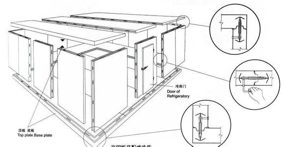 冷庫(kù)工程設(shè)計(jì)示意圖